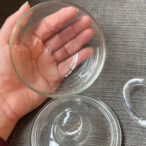 Vtg MCM Anchor Hocking cream & covered sugar set - Picture 4 of 8